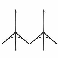 

Nady SPST-2AX Adjustable Heavy-Duty Tripod Speaker Stand, 150 lbs Capacity, Black, Pair
