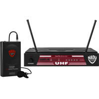 

Nady UHF-4 UHF Wireless Lavalier Microphone System, Includes UHF-4 Receiver, UB-4 Bodypack Transmitter, 2 Antennas, Power Supply, Group 11