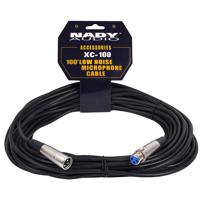 

Nady XC-100 100' XLR Male to XLR Female Microphone Cable for Home Studio & Live Performance, Black