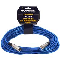 

Nady XCC-50 50' Low Noise XLR to XLR Colored Microphone Cable, Blue