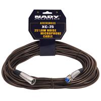 

Nady XCC-25 25' Low Noise XLR to XLR Colored Microphone Cable, Brown