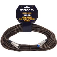

Nady XCC-50 50' Low Noise XLR to XLR Colored Microphone Cable, Brown