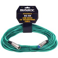 

Nady XCC-50 50' Low Noise XLR to XLR Colored Microphone Cable, Green