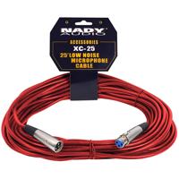 

Nady XCC-25 25' Low Noise XLR to XLR Colored Microphone Cable, Red