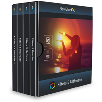 

NewBlueFX Filters 5 Ultimate Software Plug-In Bundle, Includes Filters 5 Recolor, Filters 5 Refocus, Filters 5 Recreate, ColorFast 2, Electronic Download