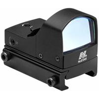 

NcSTAR Micro Green Dot Reflex Optic with Integrated Weaver/Picatinny Mount, 23.5x16.8mm Objective