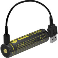 

Nitecore NL1826R 18650 3.7V Rechargeable Li-Ion Battery with Micro-USB, 2600mAh Capacity