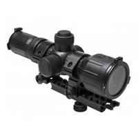 

NcSTAR 3-9x42 Compact Rubber Armored Riflescope with Red / Green Illuminated P4 Sniper Reticle, 30mm Tube Diameter