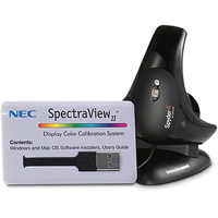 

NEC Basic Display Calibration Bundle for MultiSync EA Series Monitors, Includes SpectraViewII Software and Datacolor Spyder Calibration Sensor
