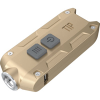 

Nitecore TIP USB Rechargeable Metal Keychain LED Flashlight, 360 Turbo Lumens, Gold