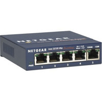 

Netgear ProSafe 5-Port 10/100 Desktop Switch with Auto-speed & Duplex Mode Sensing