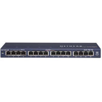 

Netgear ProSafe 16 Port Gigabit Desktop Ethernet Switch, 10/100/1000 Mbps Ethernet Connections