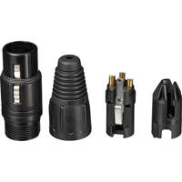 

Neutrik NC3FX-B 3-Pole XLR Female Cable Connector, Black Housing, Gold Contacts