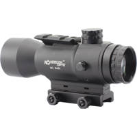 

Newcon Optik 6x50 Tactical Series Riflescope, Matte Black with Red / Green LED Illuminated Mil-Dot Ranging Reticle, Fixed Mount