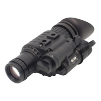 

Newcon Optik NVS 14 1x Gen 3 IIT Autogated Night Vision Monocular, Helmet/Head/Weapon Mountable, 1m Waterproof, Black&White Image