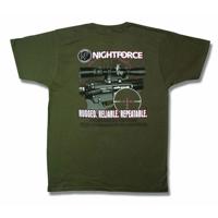 

Nightforce Optics AR Themed T-Shirt, XX-Large, Green