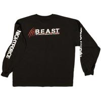 

Nightforce Optics BEAST Men's Long Sleeve Shirt, 3X-Large, Black