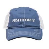 

Nightforce Optics Mesh Back, Embroidered Logo Ball Cap, Blue