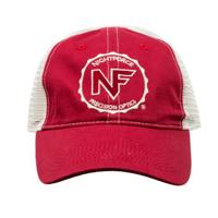 

Nightforce Optics Mesh Back, Embroidered Logo Ball Cap, Red