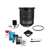 

Nikon 10-24mm f/3.5-4.5G ED-IF AF-S DX NIKKOR DSLR Lens Bundle w/77mm UV Wide Angle Filter & Pro Software