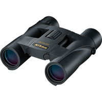 

Nikon 10x25 Aculon A30 Weather Resistant Roof Prism Binocular with 5.0 Degree Angle of View, Black