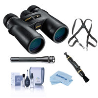 

Nikon 10x42 Monarch 7 All Terrain Roof Prism Binocular, Black, Bundle with Accessory Kit