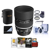 

Nikon 105mm f/2 AF-D DC NIKKOR Telephoto Lens - Bundle with 72mm Filter Kit (UV/CPL/ND2), Lens Case, Lens Wrap (15x15), Lens Cap Leash, Cleaning Kit, Mac Software Package