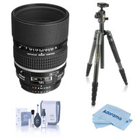 

Nikon 105mm f/2 AF-D DC NIKKOR Telephoto Lens, Bundle with Vanguard VEO 2 Aluminum Tripod