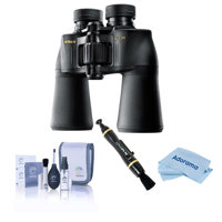 

Nikon 12x50 Aculon A211 Porro Prism Binocular, Black, Bundle with Accessory Kit