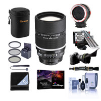 

Nikon 135mm f/2 AF-D DC NIKKOR Lens - Bundle With 72mm Filter Kit, LENSALIGN MkII Focus Calibration System, Peak Lens Changing Kit Adapter, Lens Case, Flex Lens Shade, Pro Software Package, And More