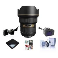 

Nikon 14-24mm f/2.8G ED-IF AF-S NIKKOR DSLR Lens - Bundle with Flex Lens Shade, FocusShifter DSLR Follow Focus & Rack Focus, Lens Wrap (19x19), Cleaning Kit, Pro Software Package