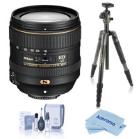 

Nikon 16-80mm f/2.8-4E AF-S DX NIKKOR EDIF VR Lens, Bundle with Vanguard VEO 2 Aluminum Tripod