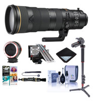 

Nikon AF-S NIKKOR 180-400mm f/4E TC1.4 FL ED VR Lens - Bundle With LensAlign MkII Focus Calibration System, Peak Lens Changing Kit Adapter, Monopod, Lens Wrap, Lens Pen Lens Cleaner, PC Software Package