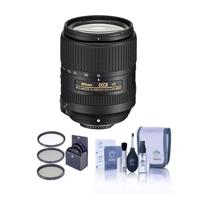 

Nikon 18-300mm f/3.5-6.3G ED IF AF-S DX NIKKOR VR Lens - U.S.A. Warranty - Bundle With 67mm Filter Kit, Cleaning Kit