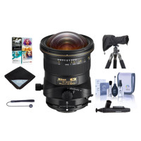 

Nikon PC NIKKOR 19mm f/4E ED Perspective Control Lens - U.S.A. Warranty - Bundle With Lens Wrap (19x19), Cleaning Kit, LensCoat RainCoat Rain Sleeve, Cleaner,Capleash II, Pc Software Package