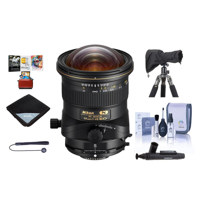 

Nikon PC NIKKOR 19mm f/4E ED Perspective Control Lens - U.S.A. Warranty - Bundle With Lens Wrap (19x19), Cleaning Kit, LensCoat RainCoat Rain Sleeve, Cleaner,Capleash II, Mac Software Package
