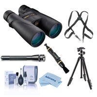 

Nikon 20x56 Monarch 5 Roof Prism Binocular, Black, Bundle with Nikon Compact Outdoor Tripod