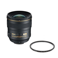 

Nikon 24mm f/1.4G AF-S ED NIKKOR Lens - U.S.A. Warranty - Bundle with 77mm Wide Angle UV filter