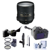 

Nikon 24-85mm f/3.5-4.5G ED AF-S VR NIKKOR Lens - U.S.A. Warranty - Bundle with 72mm Filter Kit, Cleaning Kit, Flex Lens Shade - FocusShifter DSLR Follow Focus, Lens Cleaner, Lens Cap Tether