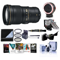 

Nikon 300mm f/4E PF ED VR AF-S NIKKOR Lens USA - Bundle with 77mm Filter Kit, Flex Lens Shade, LENSALIGN MkII Focus Calibration System, Peak Lens Changing Kit Adapter, Software Package, And More