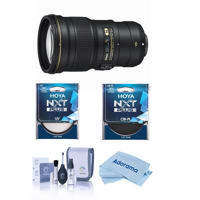 

Nikon 300mm f/4E PF ED VR AF-S NIKKOR Lens ,USA Warranty - Bundle With Hoya NXT Plus 77mm 10-Layer HMC UV Filter, HOYA 77mm NXT Circular Polarizer Filter, Cleaning Kit, Microfiber Cloth