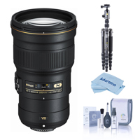 

Nikon 300mm f/4E PF ED VR AF-S NIKKOR Lens, Bundle with Vanguard VEO 2 Aluminum Tripod