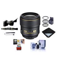 

Nikon 35mm f/1.4G AF-S NIKKOR Lens - Bundle With 67mm Filter Kit (UV/CPL/ND2), Lens Cap Leash, Cleaning Kit, Flex Lens Shade, Lens Cleaner, Lens Capleash, Mac Software Package