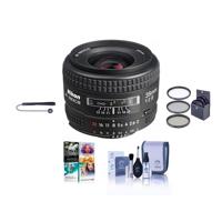 

Nikon 35mm f/2D AF NIKKOR Lens - USA Warranty - Accessory Bundle with 52mm Filter Kit (UV/CPL/ND2), Lens Cap Leash, Lens Cleaning Kit, Pro Software Package