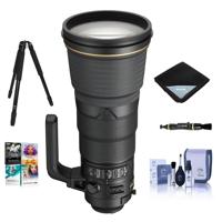 

Nikon 400mm f/2.8E FL ED VR AF-S NIKKOR Lens - U.S.A. Warranty - Bundle With Feisol Classic Rapid Carbon Fiber Tripod, Cleaning Kit, Lens Wrap, Lens Cleaner, Pc Software Package