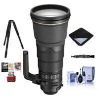 

Nikon 400mm f/2.8E FL ED VR AF-S NIKKOR Lens - U.S.A. Warranty - Bundle With Feisol Classic Rapid Carbon Fiber Tripod, Cleaning Kit, Lens Wrap, Lens Cleaner, Mac Software Package