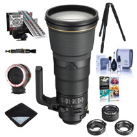 

Nikon 400mm f/2.8E FL ED VR AF-S NIKKOR Lens - U.S.A. Warranty - Bundle With Feisol Rapid Carbon Fiber Tripod, LensAlign MkII Focus Calibration System, Kenko Auto Extension Tube Set, And More