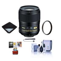 

Nikon 60mm f/2.8G AF-S Micro NIKKOR AF ED Lens - USA. Warranty - Bundle With 62mm UV Filter, Lens Cap Leash, Cleaning Kit, Lens Wrap (15x15) - Mac Software Package