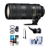 

Nikon AF-S NIKKOR 70-200mm f/2.8E FL ED VR Lens - U.S.A. Warranty - Bundle with 77mm Filter Kit, Flex Lens Shade, Cleaning Kit, Cap Leash, Software Package