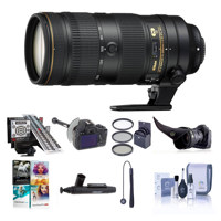 

Nikon AF-S NIKKOR 70-200mm f/2.8E FL ED VR Lens USA Warranty - Bundle with 77mm Filter Kit, Focus Calibration System, Flex Lens Shade, Cleaning Kit, FocusShifter DSLR Follow Focus, Software Package